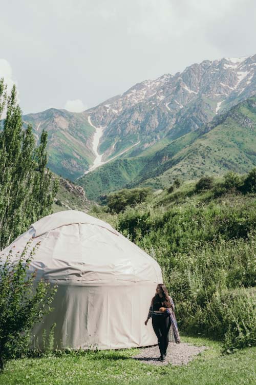 Yurt homestay in Kazakhstan