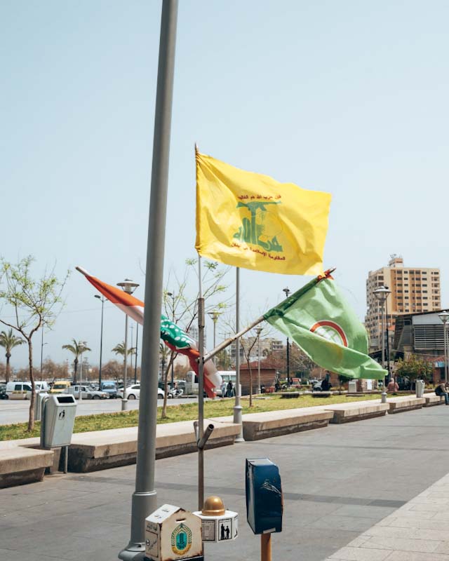Safety Lebanon Hezbollah flag