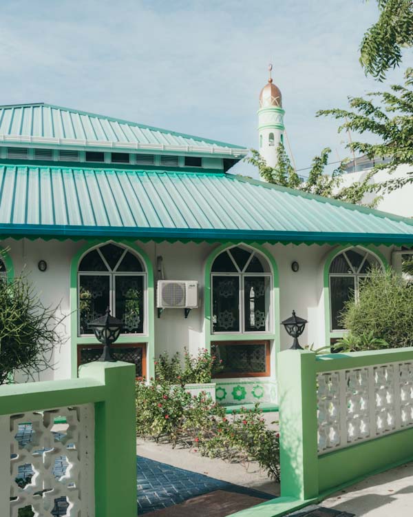 Maldives Fulidhoo local island mosque