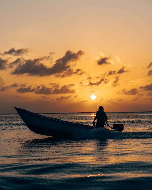 Dhiffushi sunrise local island Maldives budget travel