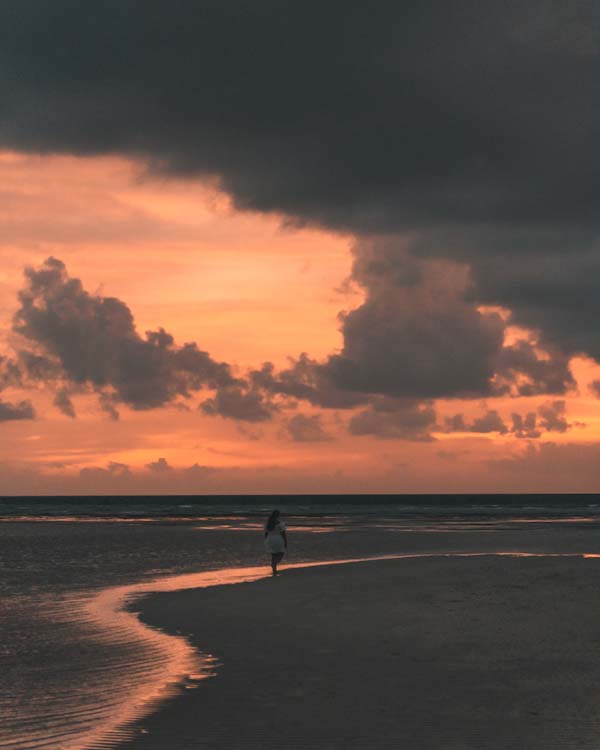 Dhiffushi sunset local island Maldives