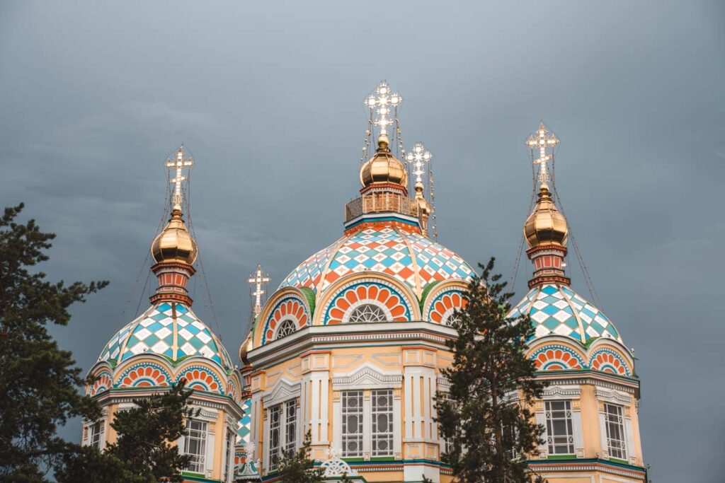 Almaty Cathedral Panfilov Park Travel