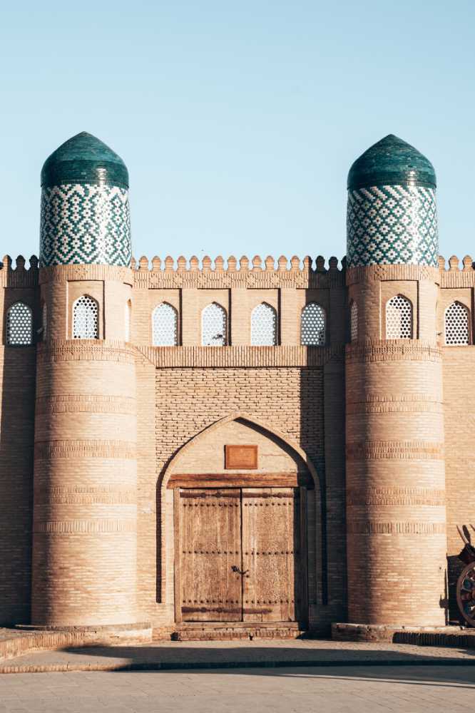 Old town in Khiva Uzbekistan