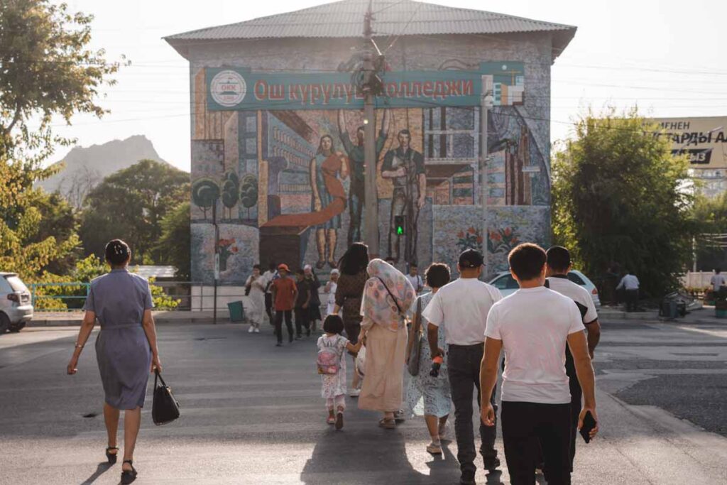 Soviet Murals Osh City Guide Kyrgyzstan