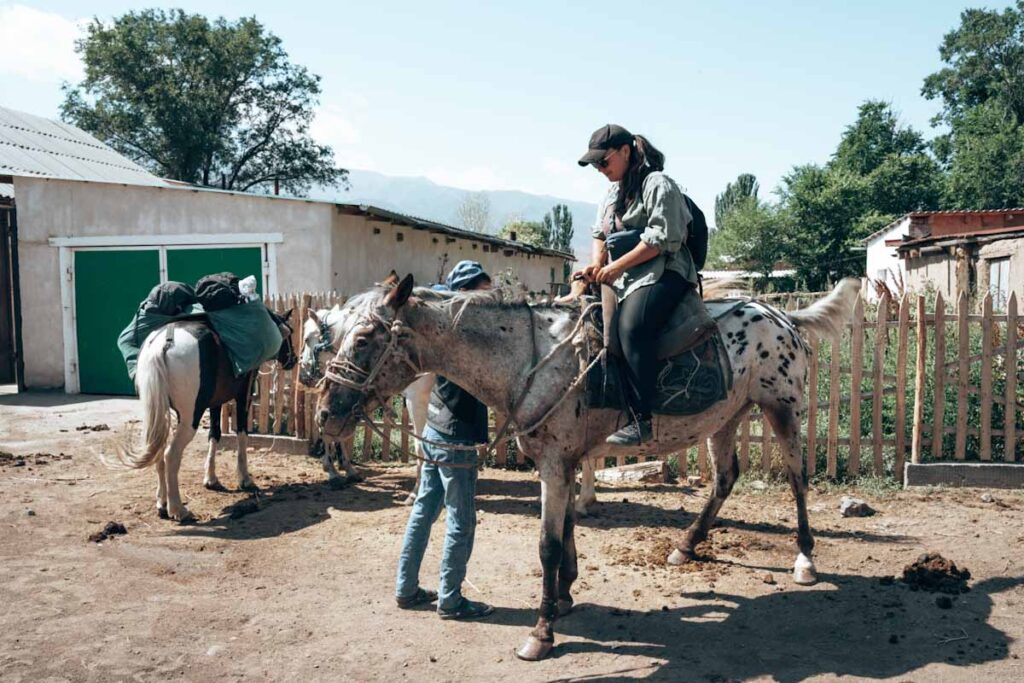 Kyzart Guide Horse Ride Song Kul Lake