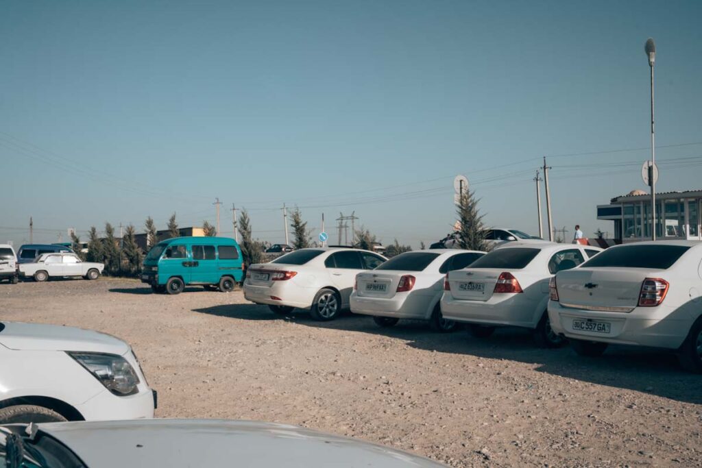 Panjakant Samarkand Border Crossing Tajikistan Uzbekistan
